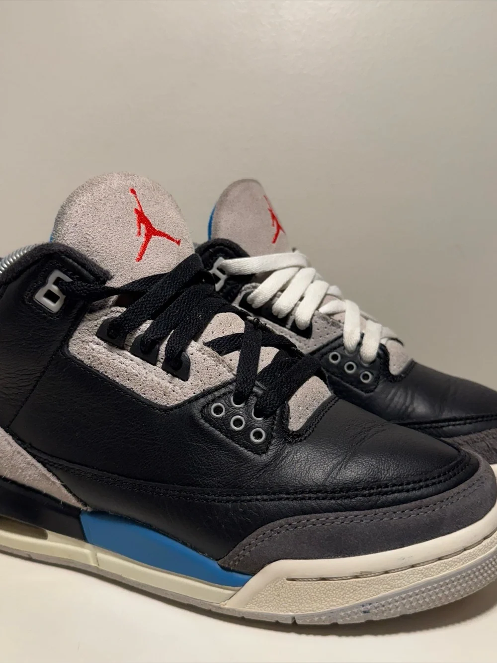Air Jordan 3 Retro SP Rare Air Black Blue Youth Size 6Y Athletic Sneaker Running